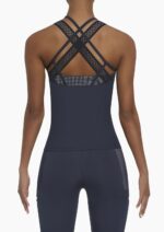 RESORT CROSS BACK TOP NAVY - Image 4