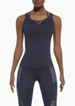 RESORT CROSS BACK TOP NAVY - Image 2